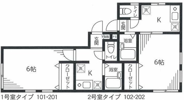 リバーサイドの物件間取画像